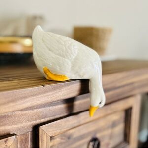 Ceramic Goose Figurine shelf sitter